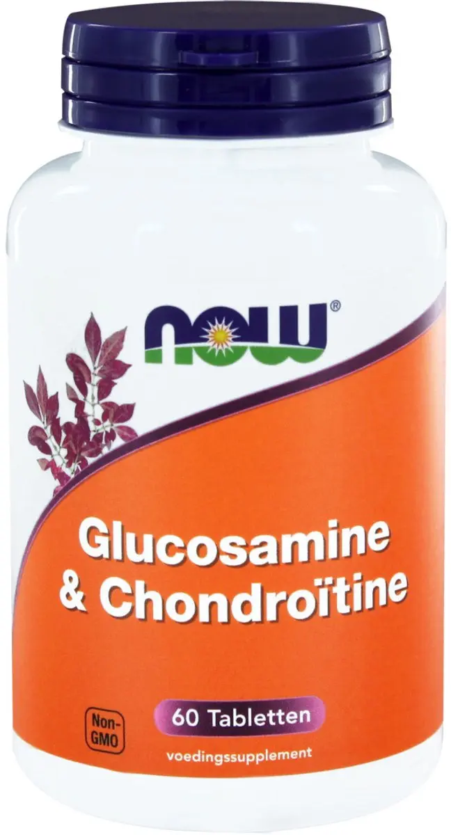Now Foods Glucosamine & Chondroïtine 60 Tabletten