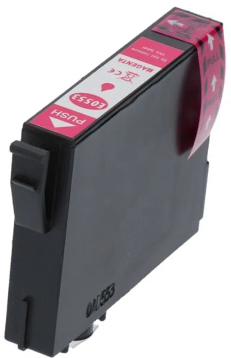 PrintAbout T055 C13T055340 Magenta Inktcartridge - 17ml - Epson