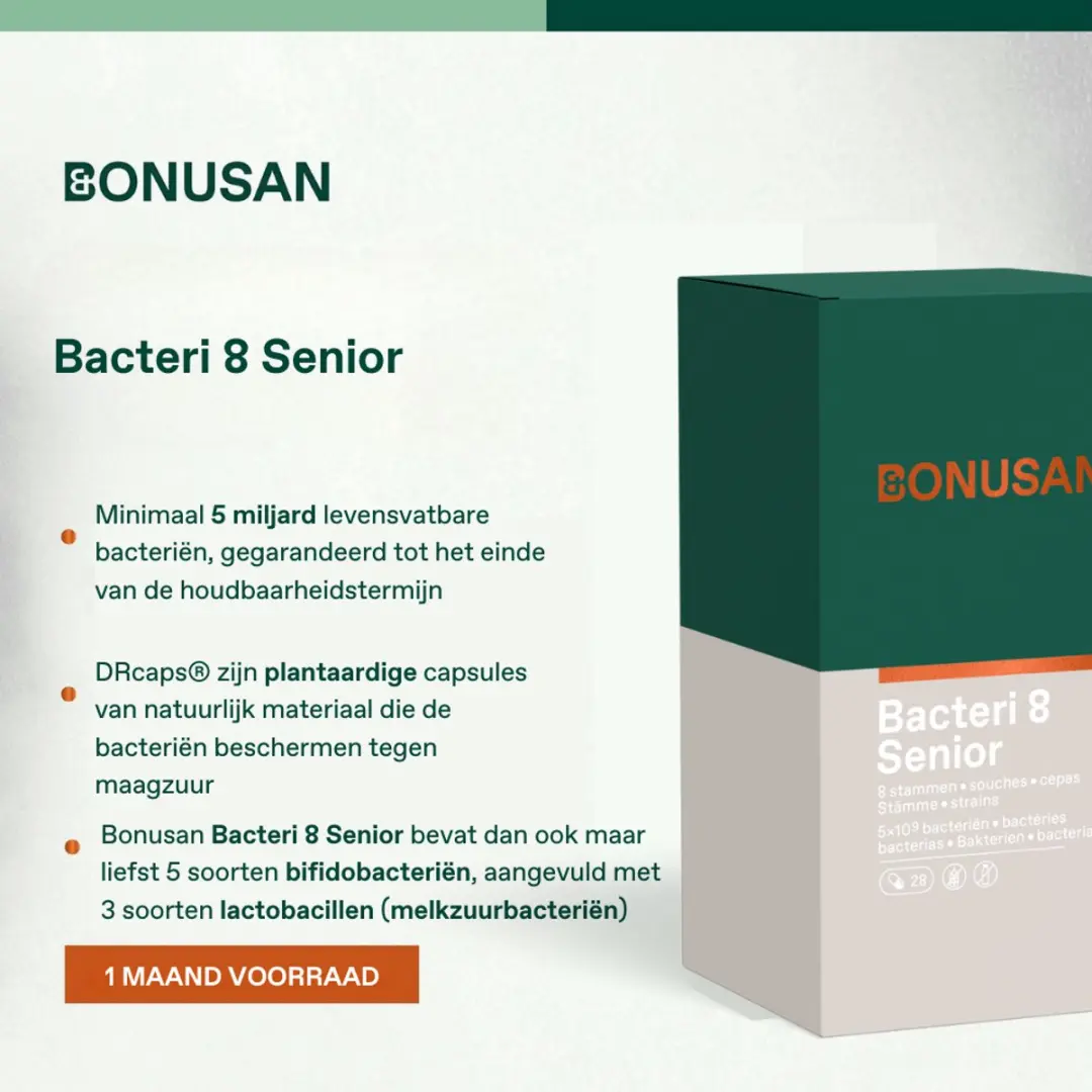 Bonusan Bacteri 8 Senior 28 Capsules