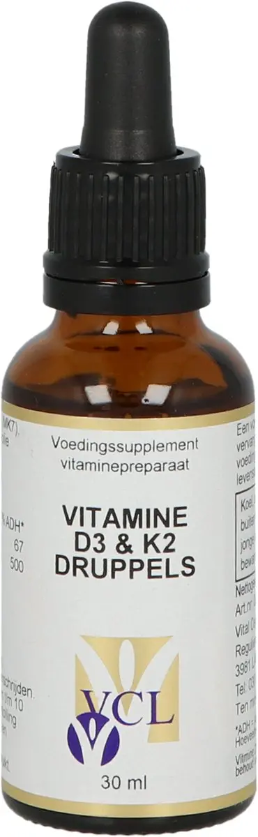 Vital Cell Life Vitamine D3 & K2 Druppels 30ml