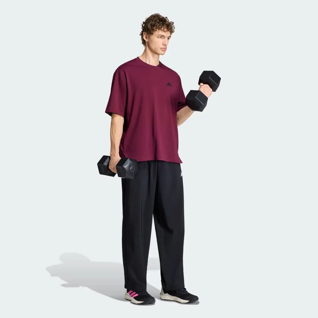 Adidas Primelift Essentials Workout Graphics T-shirt Bordeaux - afbeelding 5 van 6