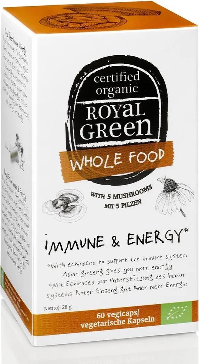 Royal Green Whole Food Immune & Energy 60g - afbeelding 3 van 6