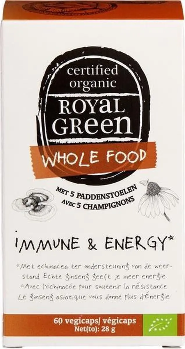 Royal Green Whole Food Immune & Energy 60g - afbeelding 6 van 6