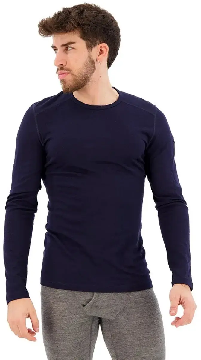 Icebreaker Mens 200 Oasis LS Crewe Thermokleding XXL - Midnight Navy