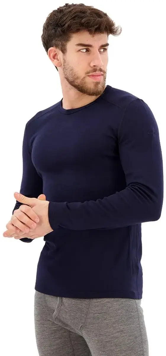 Icebreaker Mens 260 Tech LS Crewe 104371 401 - XXL - Midnight Navy