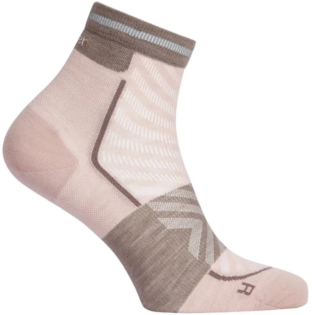 Icebreaker Merino Blend Run+ Ultralight Mini Sokken Roze EU 38-40 Vrouw