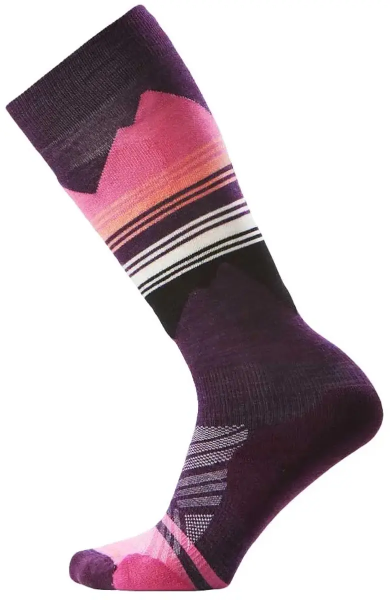 Smartwool Ski Targeted Cushion Pattern Otc Sokken Paars EU 42-45 Vrouw