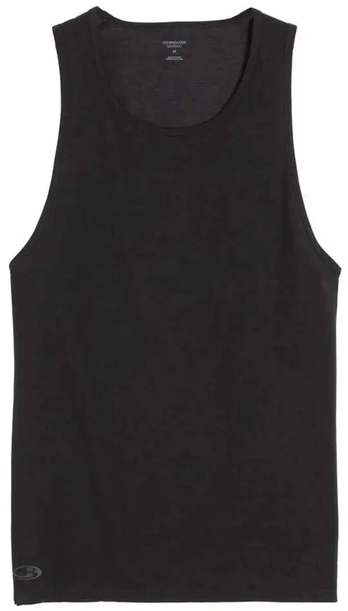 Icebreaker Anatomica Tanktop Heren - XXL - Zwart