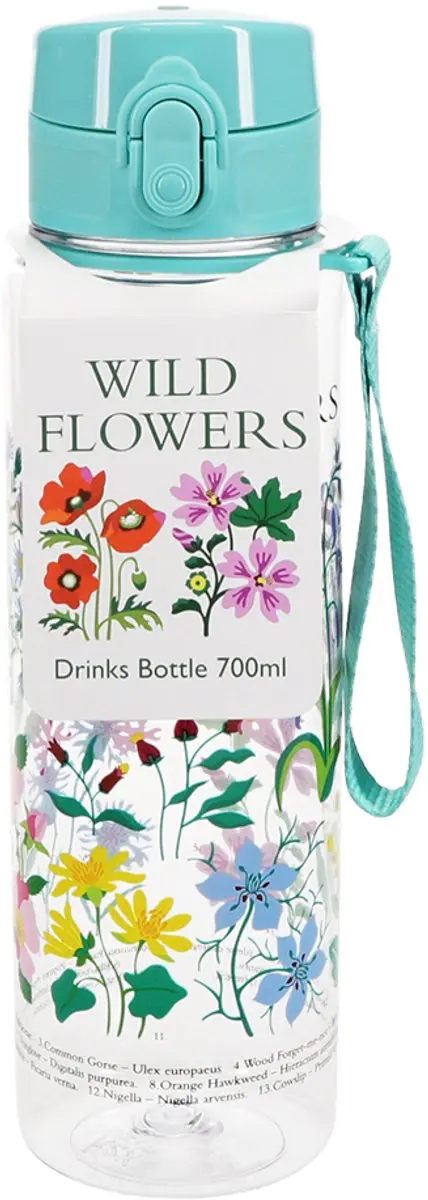 Fles met drukknopdeksel Rex London Wild Flowers