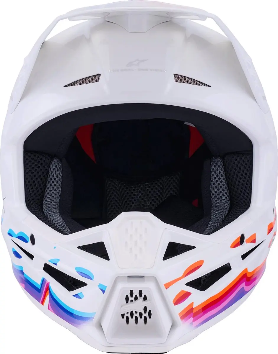 Alpinestars S-M3 Force Crosshelm - XL - Wit/Multikleur - afbeelding 3 van 6