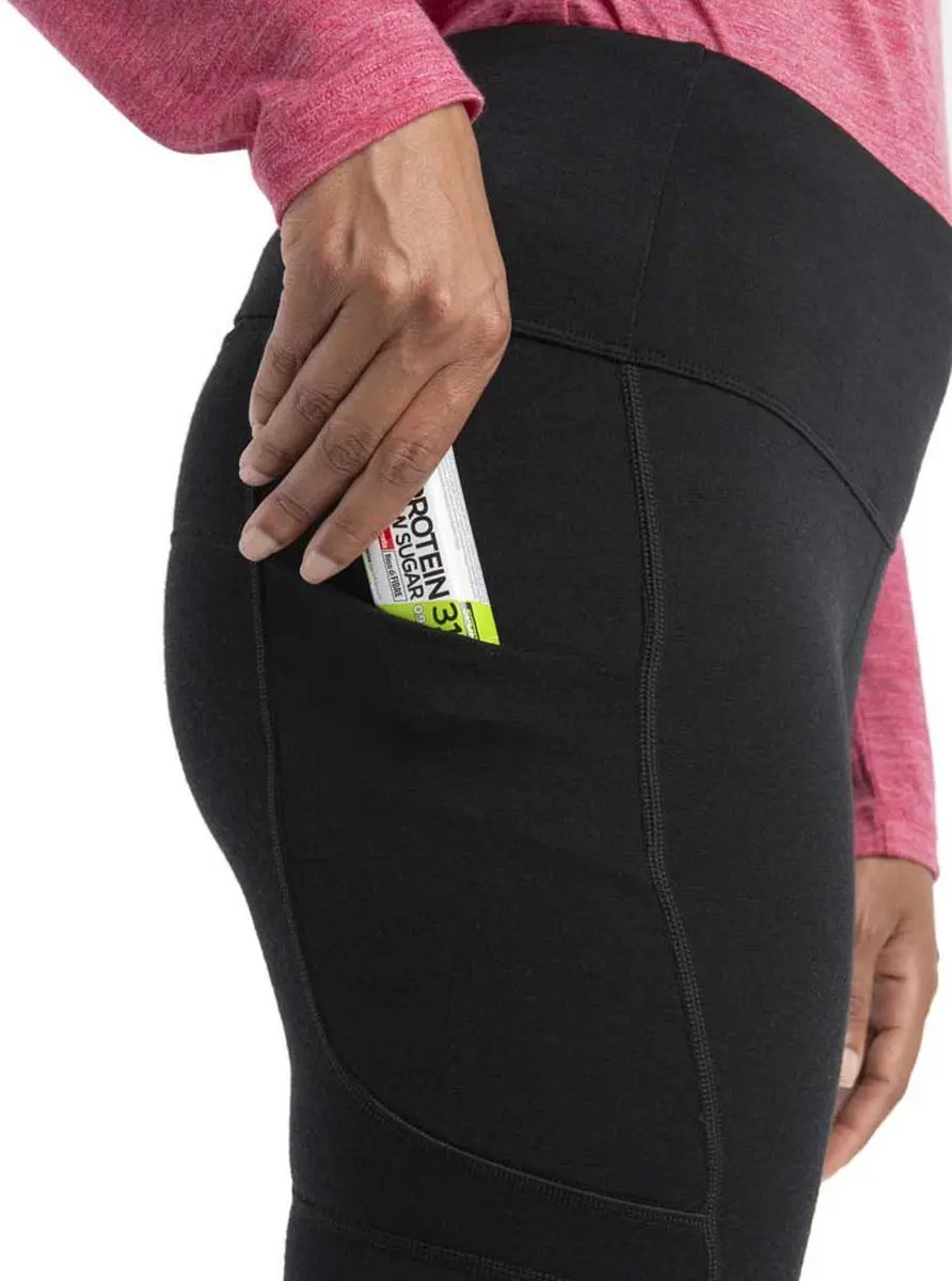 Icebreaker Speed Winter Merino Leggings Zwart L - afbeelding 4 van 6