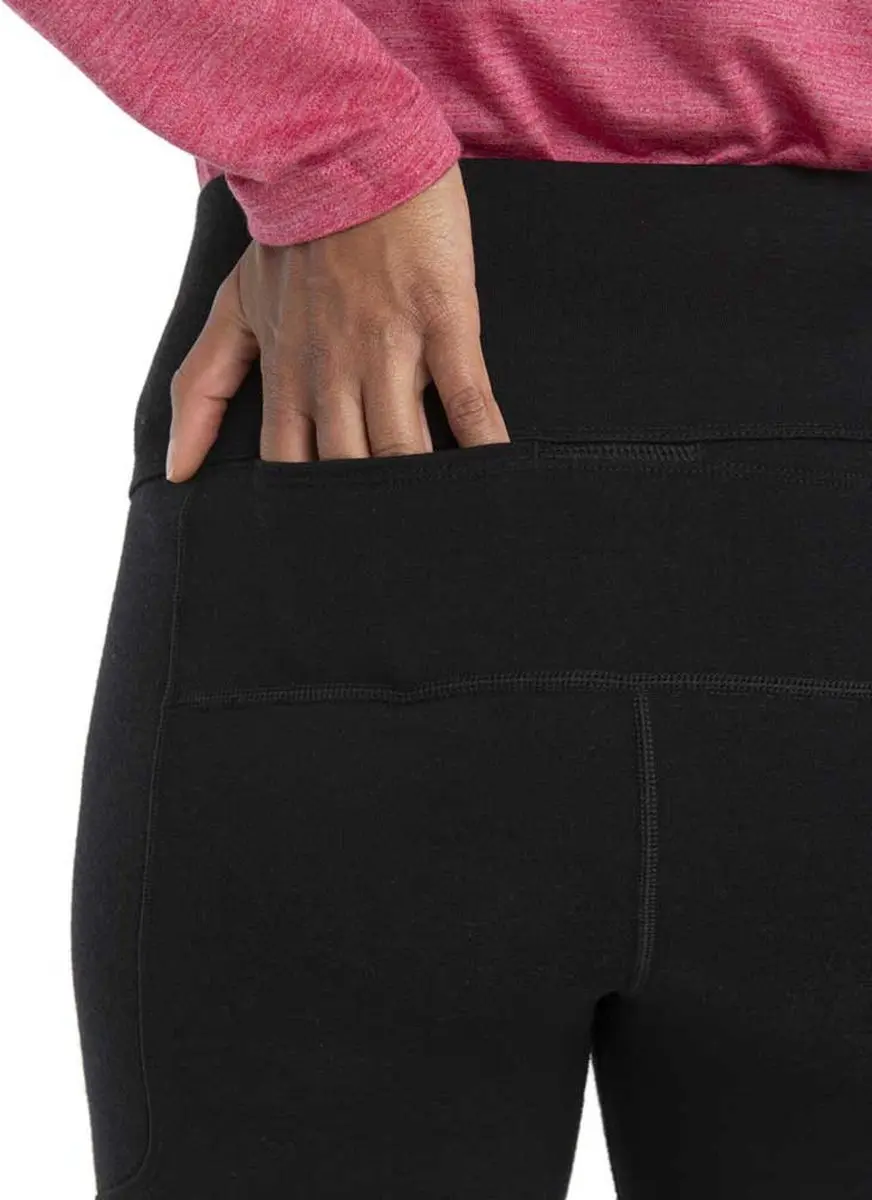 Icebreaker Speed Winter Merino Leggings Zwart L - afbeelding 5 van 6