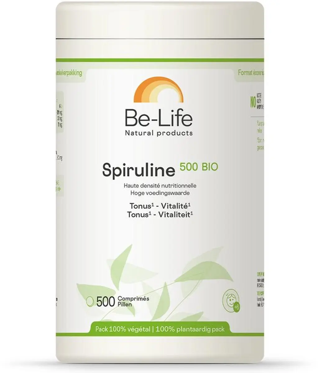 Be-Life Spiruline 500 Bio Tabletten