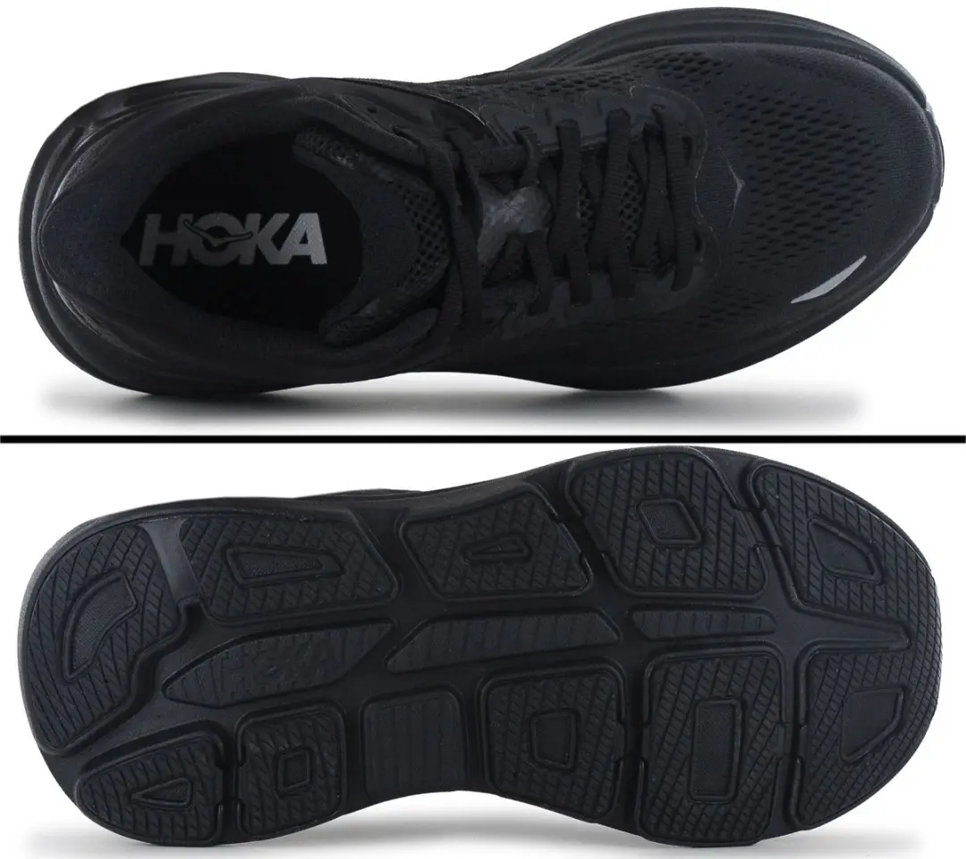 Hoka Bondi 9 W Dames Hardloopschoenen - Zwart - EU 38 2/3 - afbeelding 5 van 6