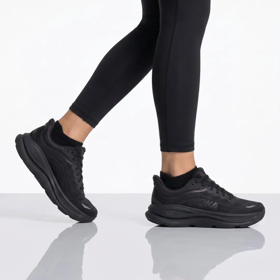 Hoka Bondi 9 W Dames Hardloopschoenen - Zwart - EU 38 2/3 - afbeelding 3 van 6