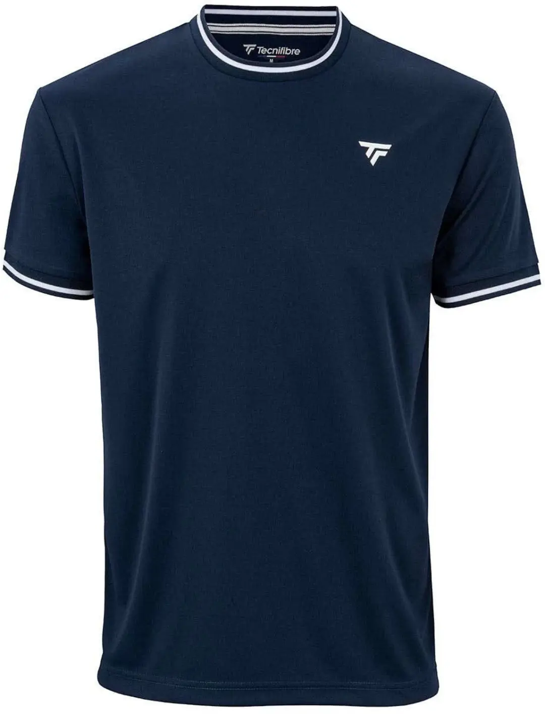 Tennisshirt Tecnifibre Men Team Tech Marine 26-XXL
