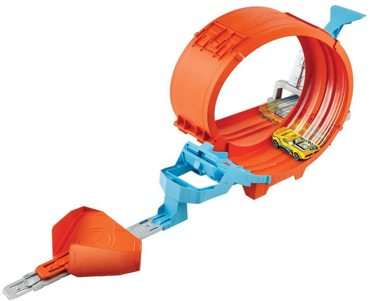 Hot Wheels Action Drift Loop Racebaan GTV13 - 3-delig - Blauw/Oranje