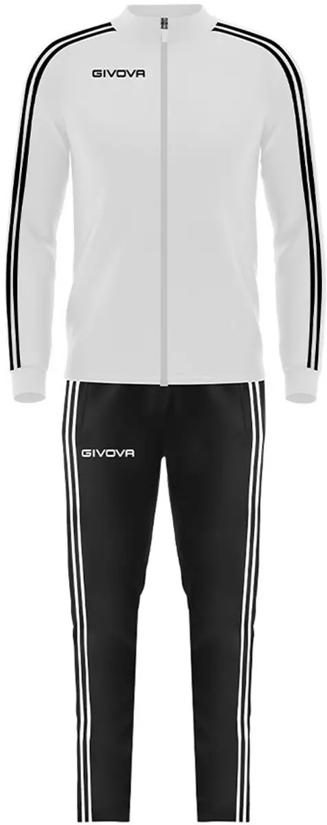 Givova Revolution Trainingspak L - Wit/Zwart - afbeelding 6 van 6