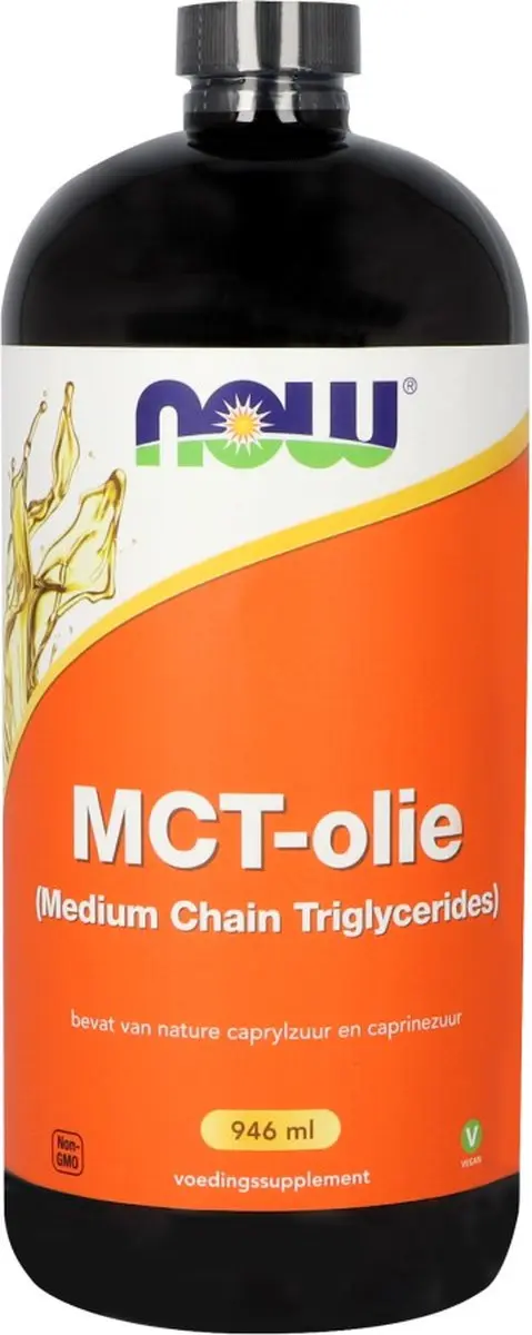 Now Foods MCT Olie 946ml - afbeelding 3 van 4