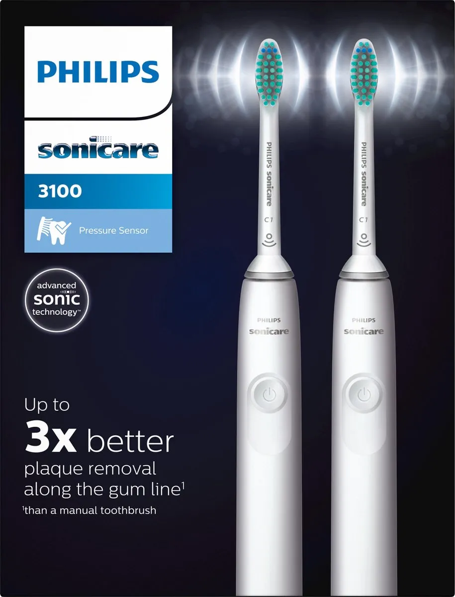 Philips Sonicare Series 3100 HX3675/13 Elektrische Tandenborstel - Wit