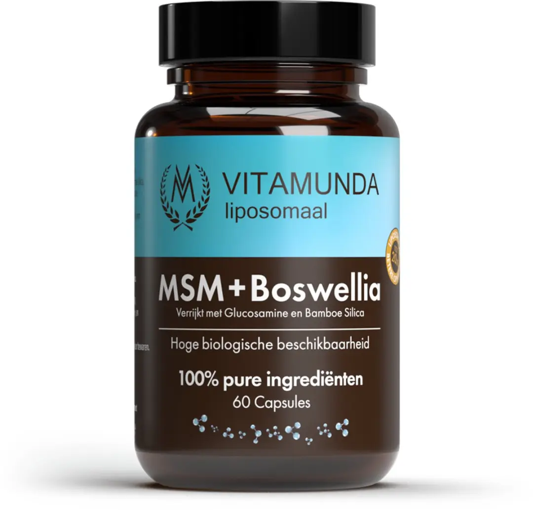 Vitamunda MSM+ Boswellia 60 Capsules