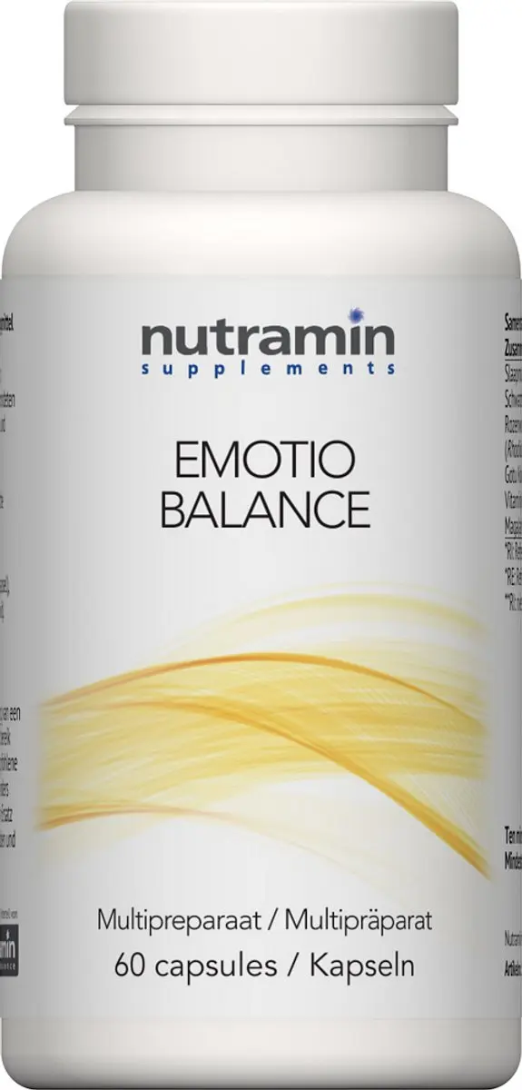 Nutramin Emotio Balance Capsules 60 Stuks