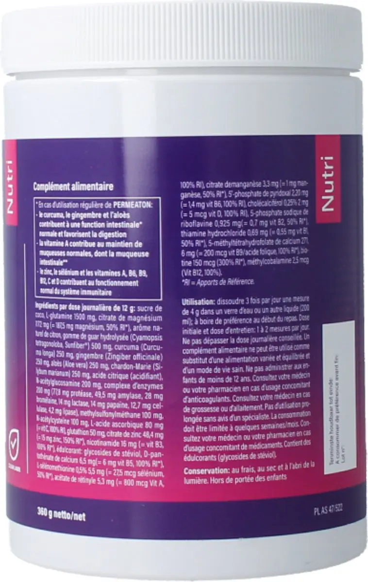 Mannavital Permeaton 360g - afbeelding 4 van 6