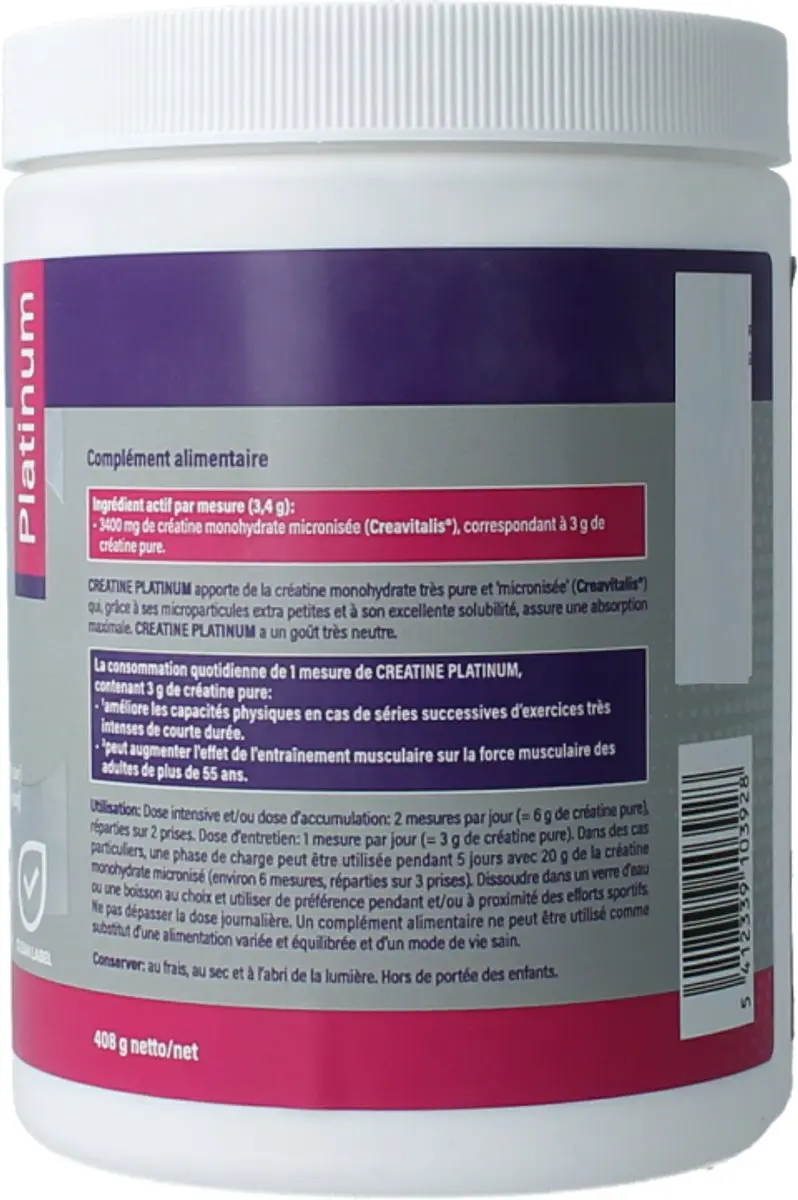 Mannavital Creatine Platinum 408g