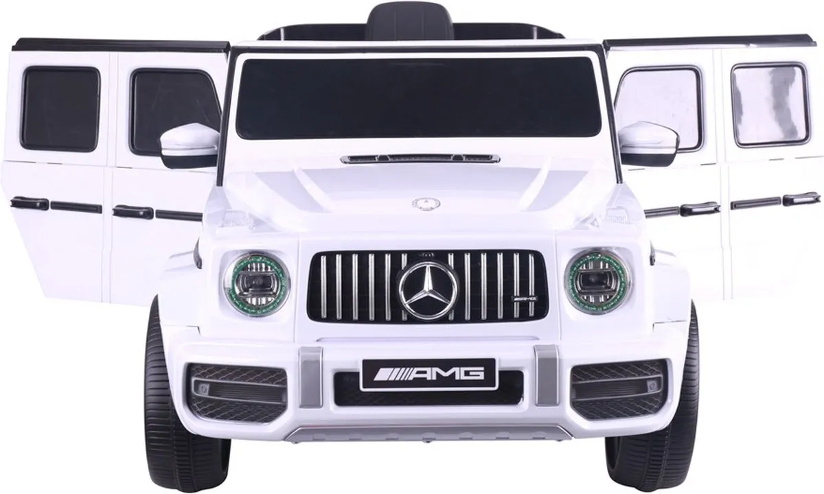 Mercedes G63 Kinderauto 12V - Wit