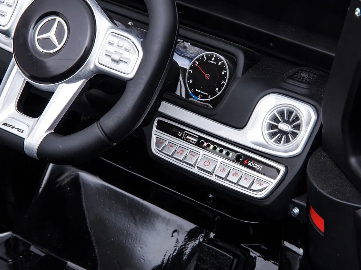 Mercedes G63 Kinderauto 12V - Wit
