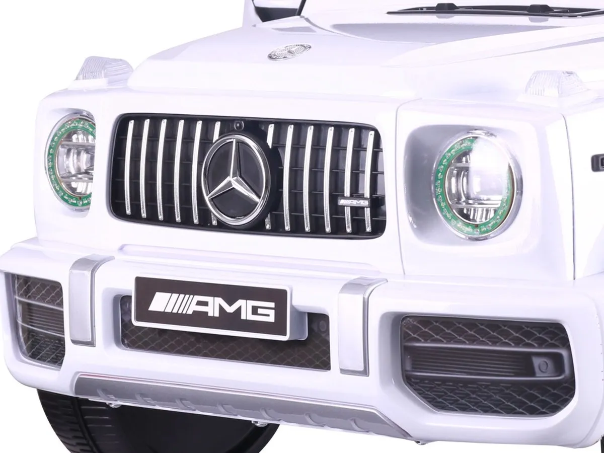 Mercedes G63 Kinderauto 12V - Wit