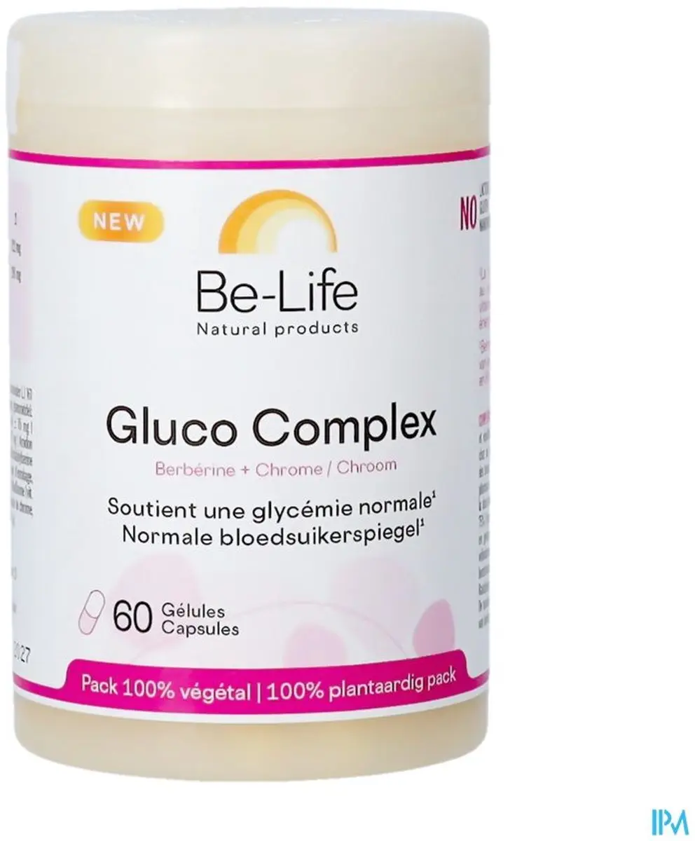 Be-Life Gluco Complex 60 Capsules - afbeelding 2 van 2