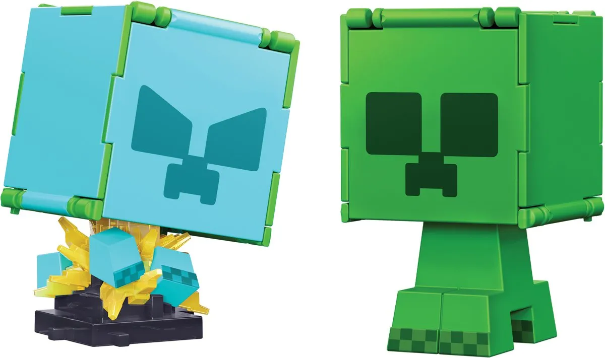Minecraft Geflipte Figuren Creeper - HTL46 - Groen