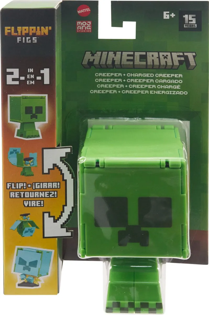 Minecraft Geflipte Figuren Creeper - HTL46 - Groen