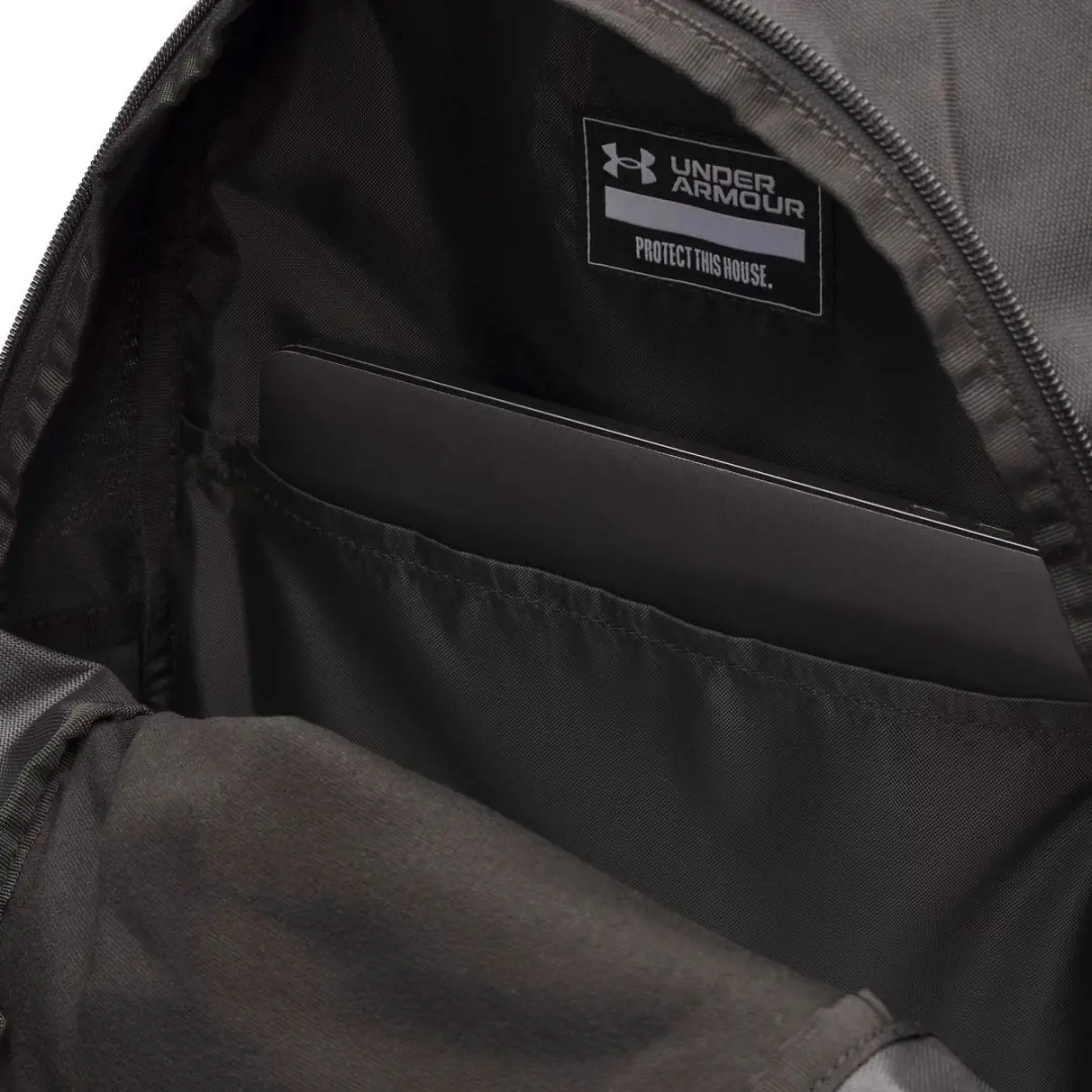 Under Armour UA Hustle Lite Backpack - Zwart/Castlerock - afbeelding 4 van 6