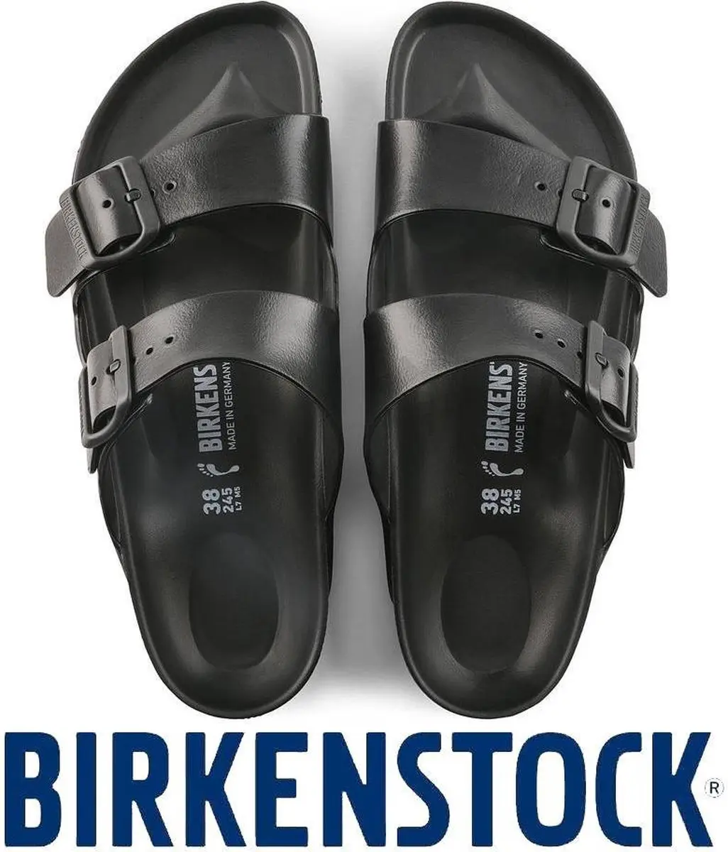 Birkenstock Arizona EVA Slides - Maat 38 - Zwart - afbeelding 6 van 6