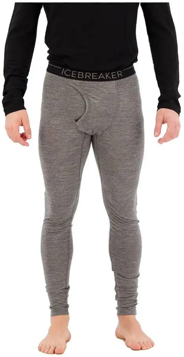 Icebreaker 197 Oasis Fly Merino Basislaagbroek Grijs M Man