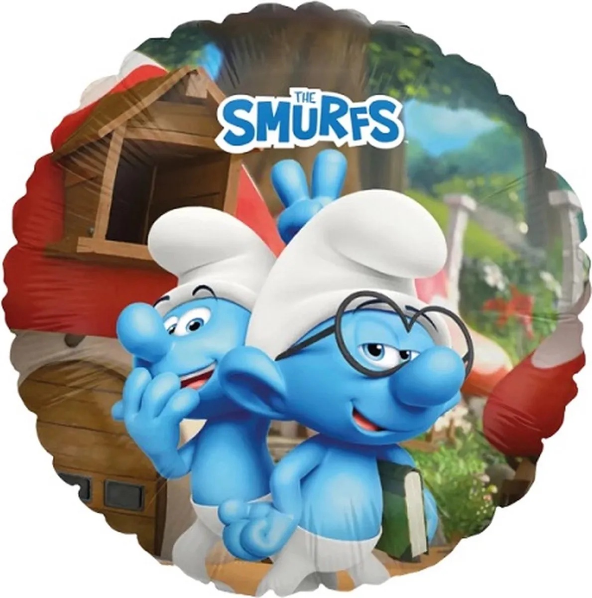De Smurfen Folieballonnen 45cm - 3 Stuks - Blauw