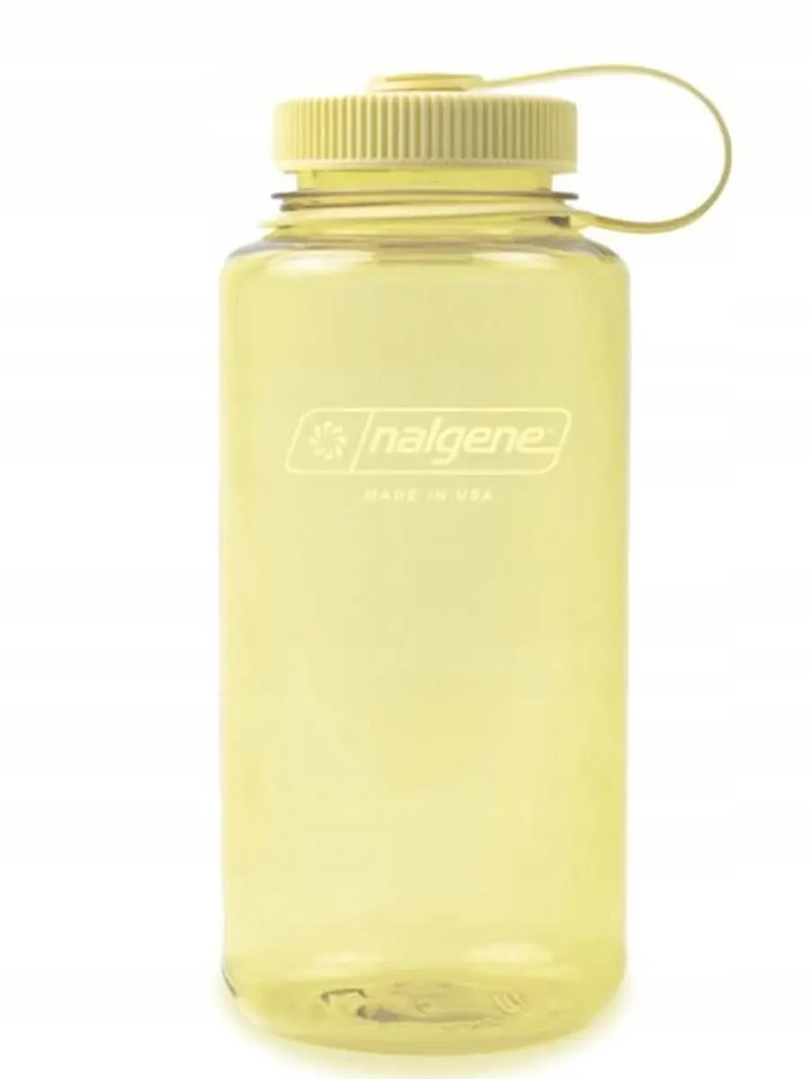 Nalgene Wide Mouth Fles 1L - Butter - afbeelding 6 van 6