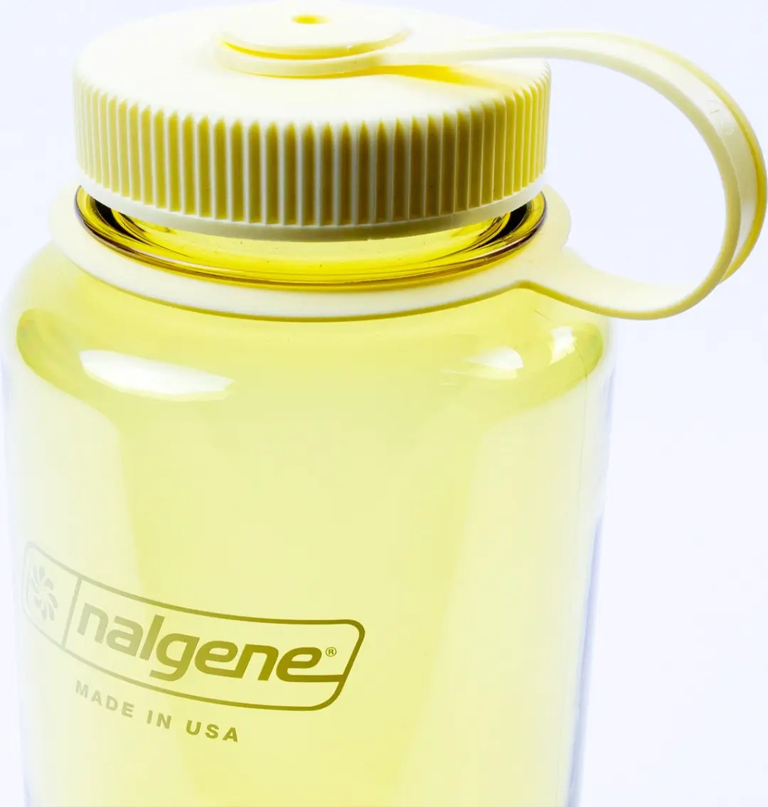 Nalgene Wide Mouth Fles 1L - Butter - afbeelding 2 van 6