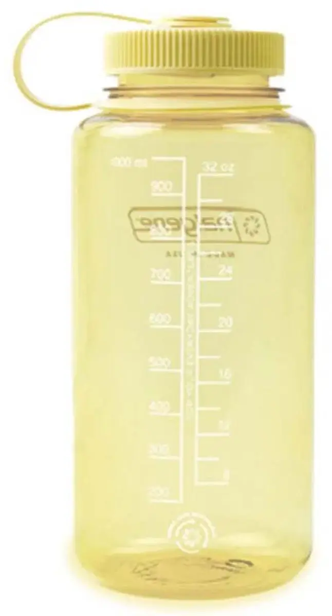 Nalgene Wide Mouth Fles 1L - Butter - afbeelding 3 van 6