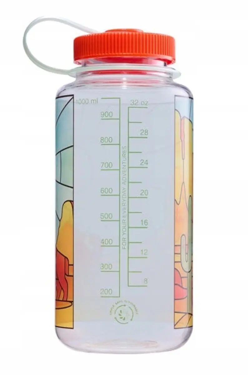 Nalgene Wide-Mouth N682023-0214 Drinkfles 1000ml - Clear Stained Desert - afbeelding 5 van 6