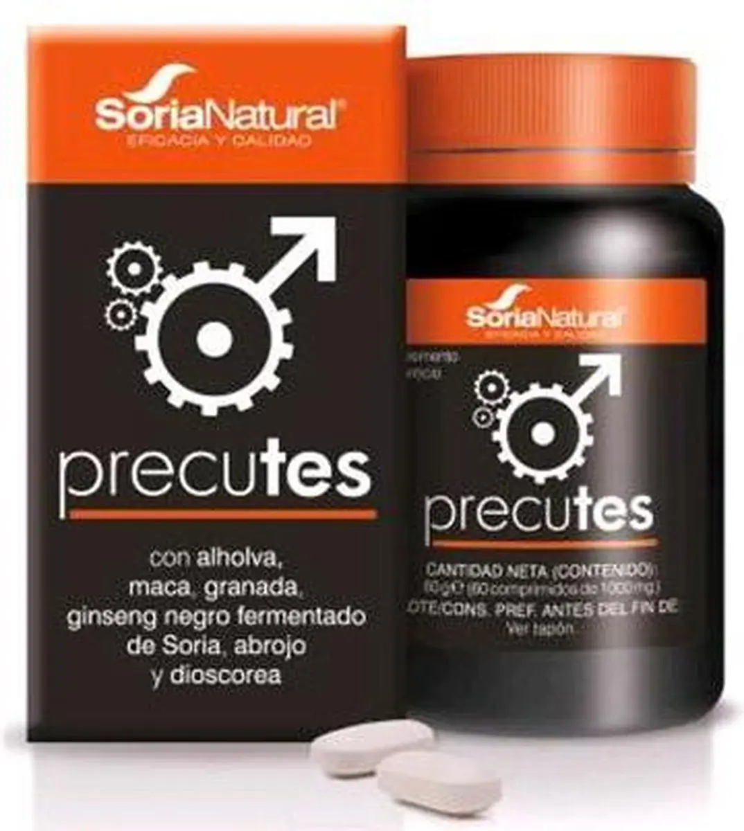 Soria Natural Precutes 60 Caps - afbeelding 2 van 5