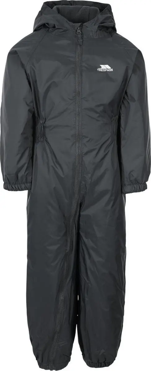 Trespass Regenset voor kinderen Dripdrop - Regenkostuum voor kinderen, donkergrijs