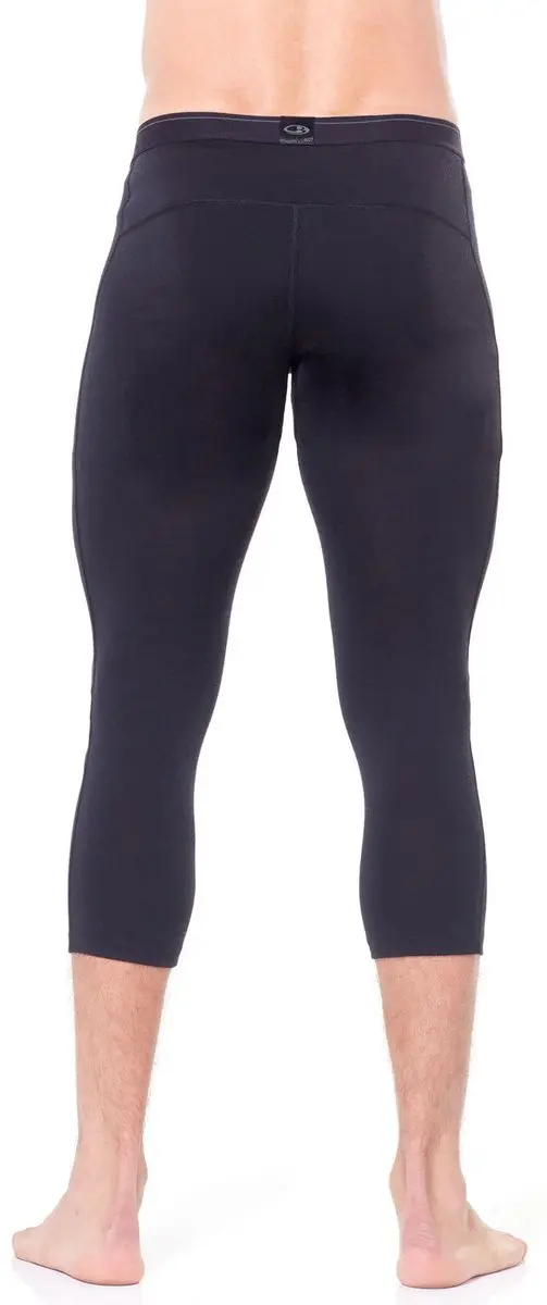 Icebreaker Thermolegging Bodyfit 200 Heren - Merinowol Zwart XXL