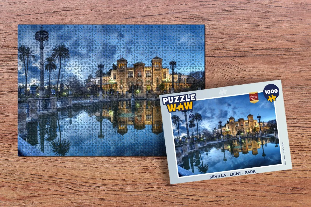 PuzzleWow Sevilla Legpuzzel 1000 Stuks - Multicolor