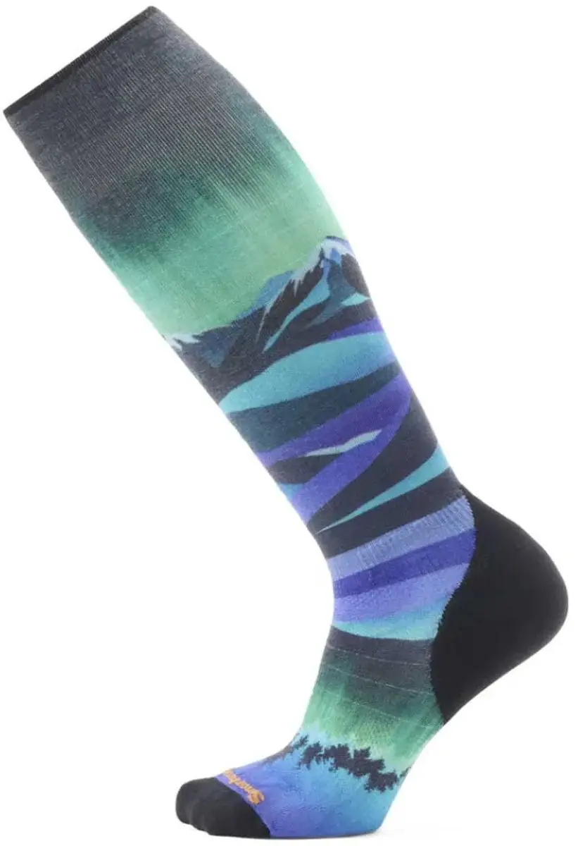 Smartwool Ski Targeted Cushion Compression Print Otc Sokken Veelkleurig EU 42-45