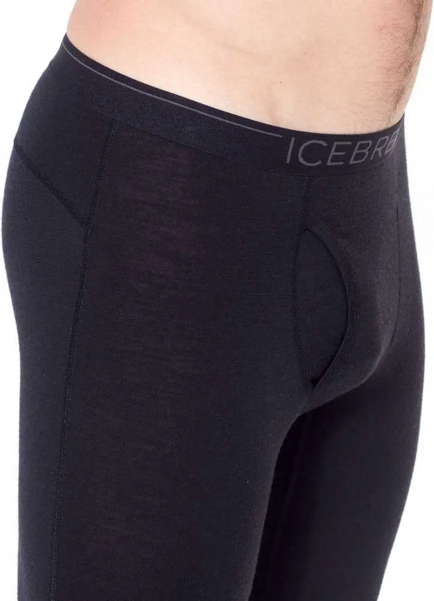 Icebreaker 200 Oasis Merino Basislaagbroek M - Zwart