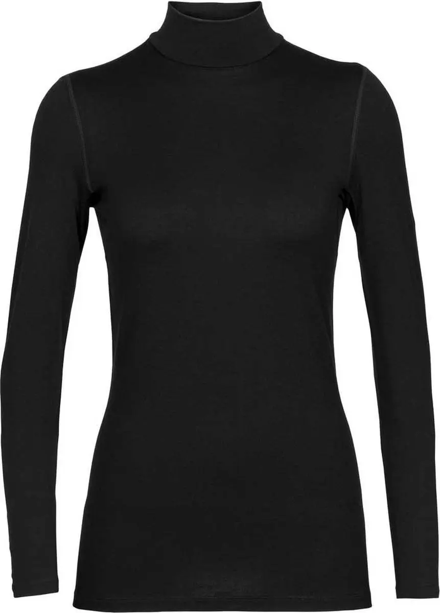 Icebreaker 260 Tech LS Turtleneck Thermoshirt Dames - M - Meerkleurig