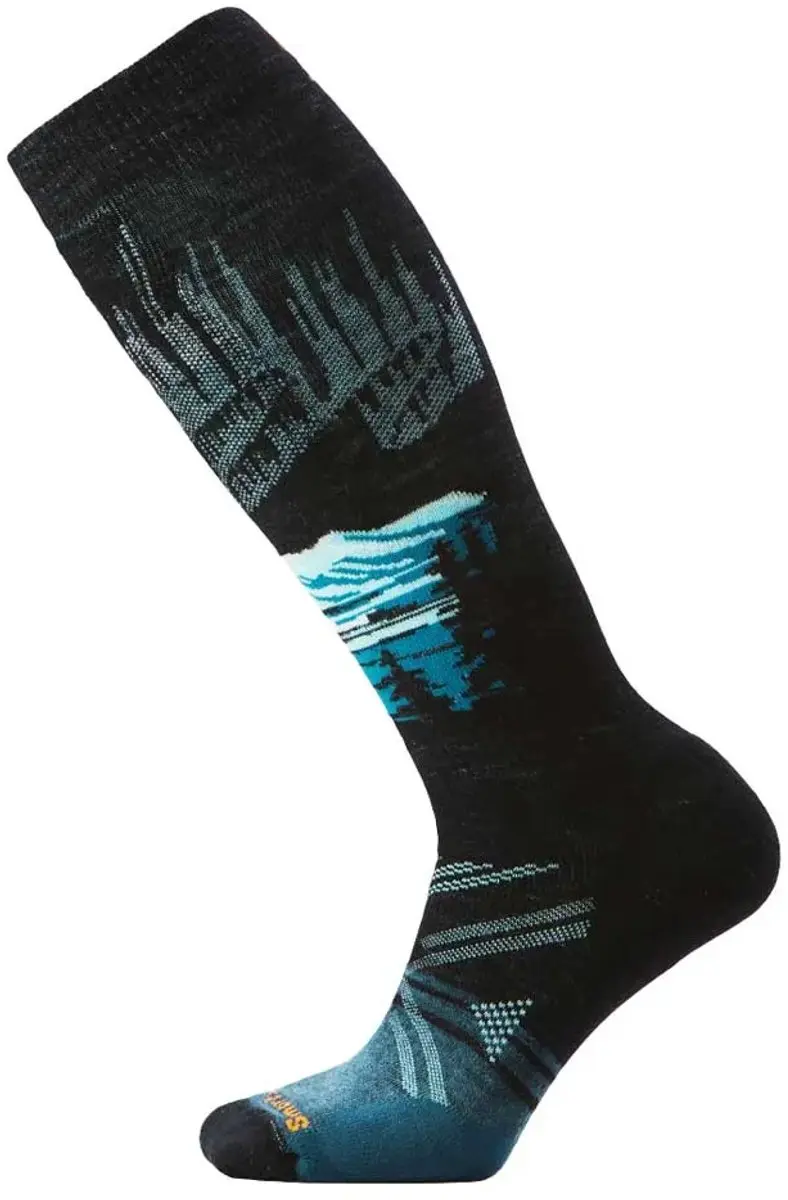 Smartwool Ski Full Cushion Alpine Auroras Sokken Zwart EU 38-41 Vrouw